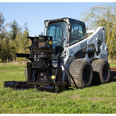 skid steer tree shear rental near me|mini skid steer attachment rental.